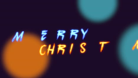 Merry-Christmas-with-neon-circles-on-black-gradient