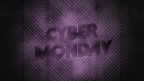 Cyber-Monday-Mit-Lila-Laserstreifen
