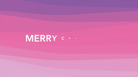 Feliz-Navidad-Moderna-Sobre-Un-Patrón-De-Ondas-Degradados-De-Color-Púrpura-Y-Rosa.