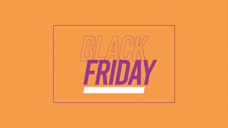 Black-Friday-text-in-frame-on-yellow-modern-gradient