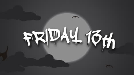 Friday-13th-with-big-moon-and-flying-bats-in-sky