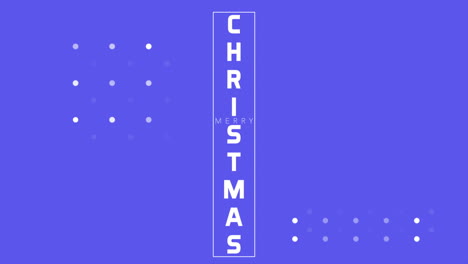 Merry-Christmas-in-frame-with-dots-pattern-on-blue-gradient