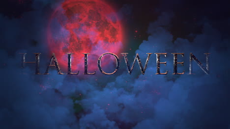 Halloween-text-with-big-red-moon-and-mystical-clouds-in-night