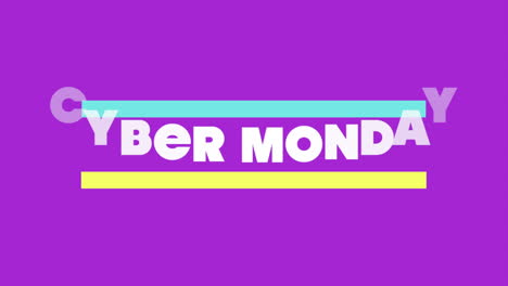 Cyber-Monday-Moderno-Con-Rayas-En-Degradado-Morado