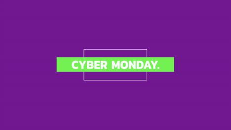 Cyber-Monday-En-Marco-Sobre-Degradado-Moderno-Púrpura