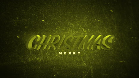 Texto-De-Feliz-Navidad-Monocromo-Oscuro-En-Degradado-Amarillo