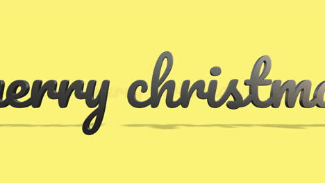 Texto-De-Feliz-Navidad-Rodante-En-Degradado-Amarillo
