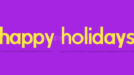 Rolling-Happy-Holidays-text-on-purple-gradient