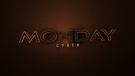 Dark-monochrome-Cyber-Monday-text-on-brown-gradient