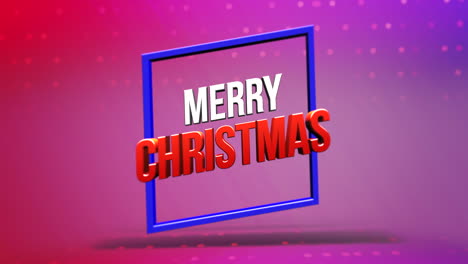 Modern-Merry-Christmas-text-on-purple-dots-geometric-pattern