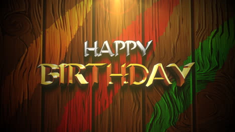 Happy-Birthday-text-on-wood-with-stripes-pattern