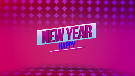 Modern-Happy-New-Year-text-on-pink-geometric-pattern