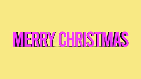 Rolling-Merry-Christmas-text-on-yellow-gradient