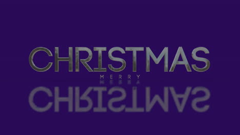 Elegance-and-fashion-Merry-Christmas-text-on-purple-gradient