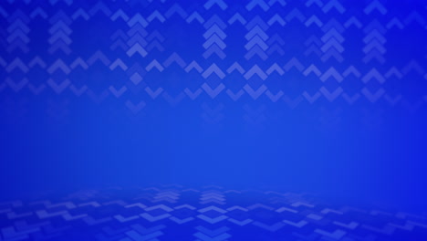 Modern-geometric-pattern-with-triangles-in-rows-on-blue-gradient