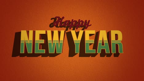 Retro-Happy-New-Year-text-set-on-a-orange-grunge-texture
