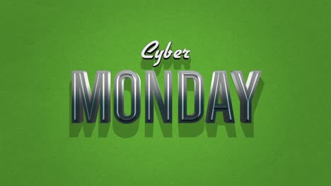 Retro-Cyber-Monday-text-in-80s-style-on-a-green-grunge-texture