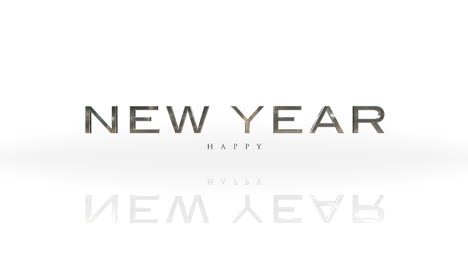 Eleganz-Und-Mode-Frohes-Neues-Jahr-Text-Auf-Weißem-Farbverlauf