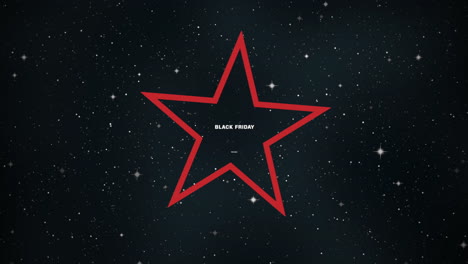 Viernes-Negro-Y-Texto-De-Gran-Venta-Con-Estrella-Roja-En-Color-Negro