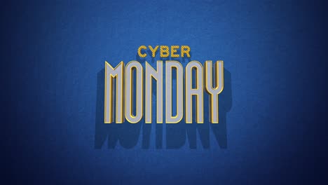 Retro-Cyber-Monday-Text-Im-80er-Jahre-Stil-Auf-Einer-Blauen-Grunge-Textur