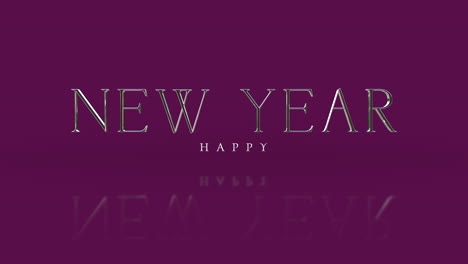 Elegance-and-fashion-Happy-New-Year-text-on-dark-purple-gradient