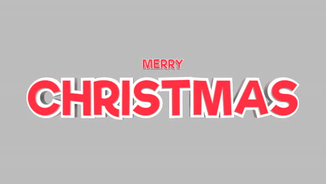 Cartoon-Merry-Christmas-text-on-a-vibrant-grey-gradient