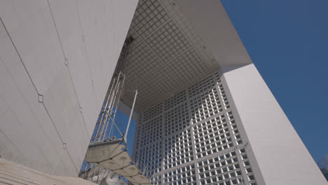 Close-Up-Of-The-Arche-De-La-Defense-In-Business-District-Of-Paris-France-5