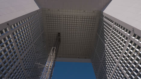 Close-Up-Of-The-Arche-De-La-Defense-In-Business-District-Of-Paris-France-6