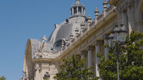 Close-Up-Exterior-Of-The-Petit-Palais-Museum-And-Gallery-In-Paris-France-Shot-In-Slow-Motion-2
