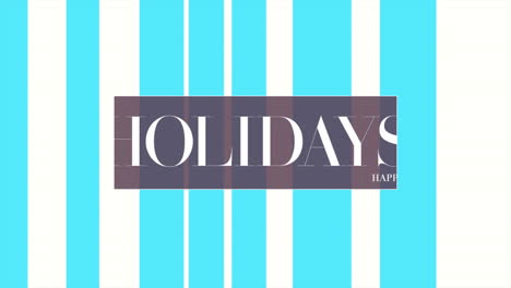 Happy-Holidays-with-Striped-Blue-Design