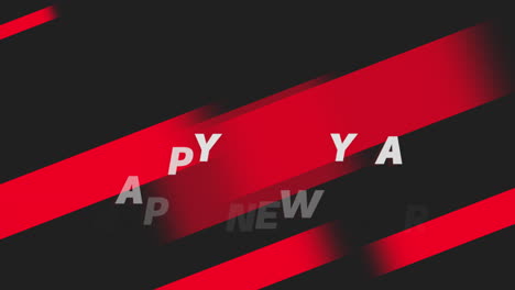 Frohes-Neues-Jahr-Mit-Roten-Streifen-Auf-Schwarzem-Farbverlauf
