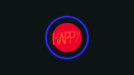 Happy-New-Year-with-neon-rings-on-black-gradient