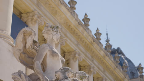 Close-Up-Of-Statue-Outside-The-Petit-Palais-Museum-And-Gallery-In-Paris-France-Shot-In-Slow-Motion-2