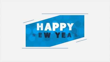 Happy-New-Year-with-blue-dots-pattern-on-white-gradient