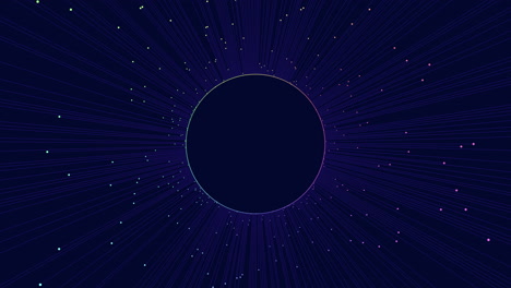 Strahlender-Kreis-Auf-Einem-Leuchtend-Violetten-Und-Blauen-Hintergrund