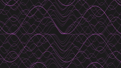 Symmetrical-blue-wave-pattern-on-black-background