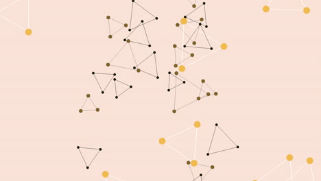 Vibrant-network-connected-triangles-and-dots