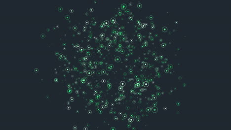 Enigmatic-green-dots-on-a-mystifying-black-canvas