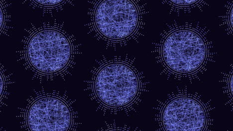 Dynamic-blue-pattern-circular-motion-and-energetic-lines
