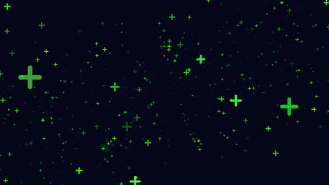 Noche-Estrellada-Un-Cielo-Verde-Brillante-Lleno-De-Estrellas-Brillantes