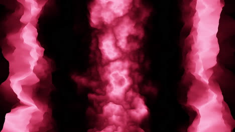 Dynamic-pink-lightning-bolt-on-black-background