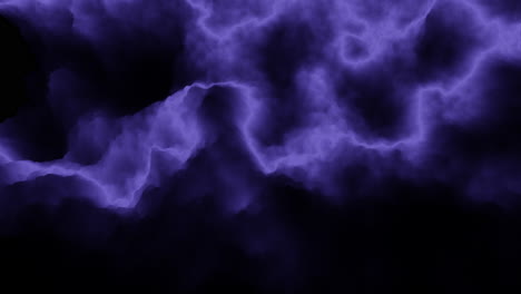 Mysterious-purple-sky-illuminated-by-lightning