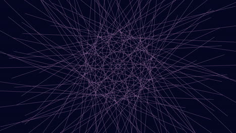 Abstraktes-Kreisförmiges-Muster-Aus-Linien-Und-Punkten-Auf-Dunklem-Hintergrund