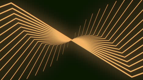 Fluid-orange-zigzag-lines-propel-image-forward