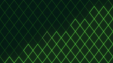 Mysterious-dark-green-diamond-grid-on-black-background