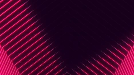 Vibrant-neon-zigzag-pattern-on-a-dark-background