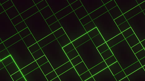 Kompliziertes-Schwarz-grünes-Muster-Mit-Fließenden-Linien