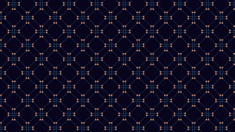 Geometric-design-blue-and-green-pattern-on-black-background