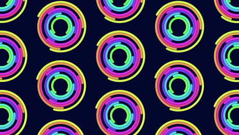 Colorful-spiral-pattern-on-dark-background
