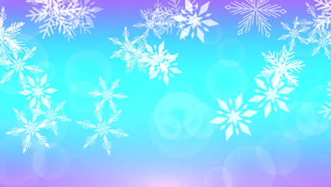 Faszinierendes-Schneeflockenmuster-Auf-Hintergrund-Mit-Farbverlauf